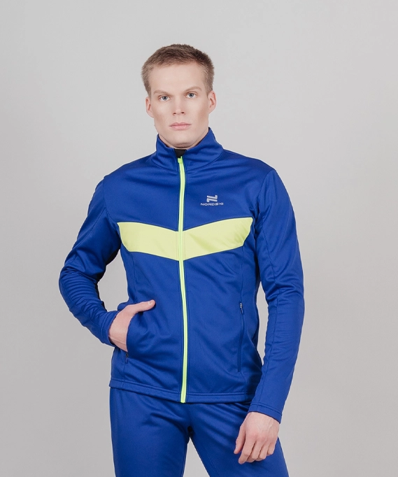 Разминочный костюм Nordski Base True Blue/Lime