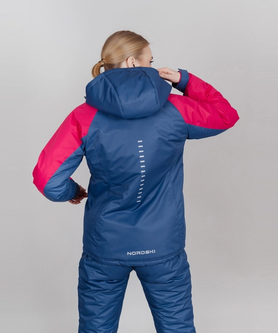 Утепленная куртка NORDSKI Premium-Sport Raspberry/Denim W