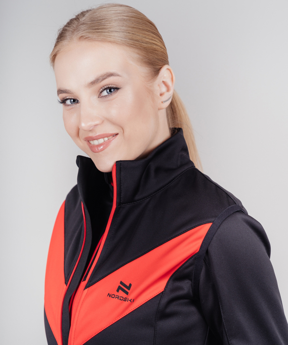 Жилет разминочный NORDSKI BASE Black/Red W