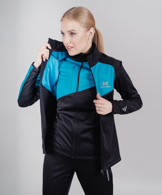 Жилет разминочный NORDSKI Premium Blue/Black W