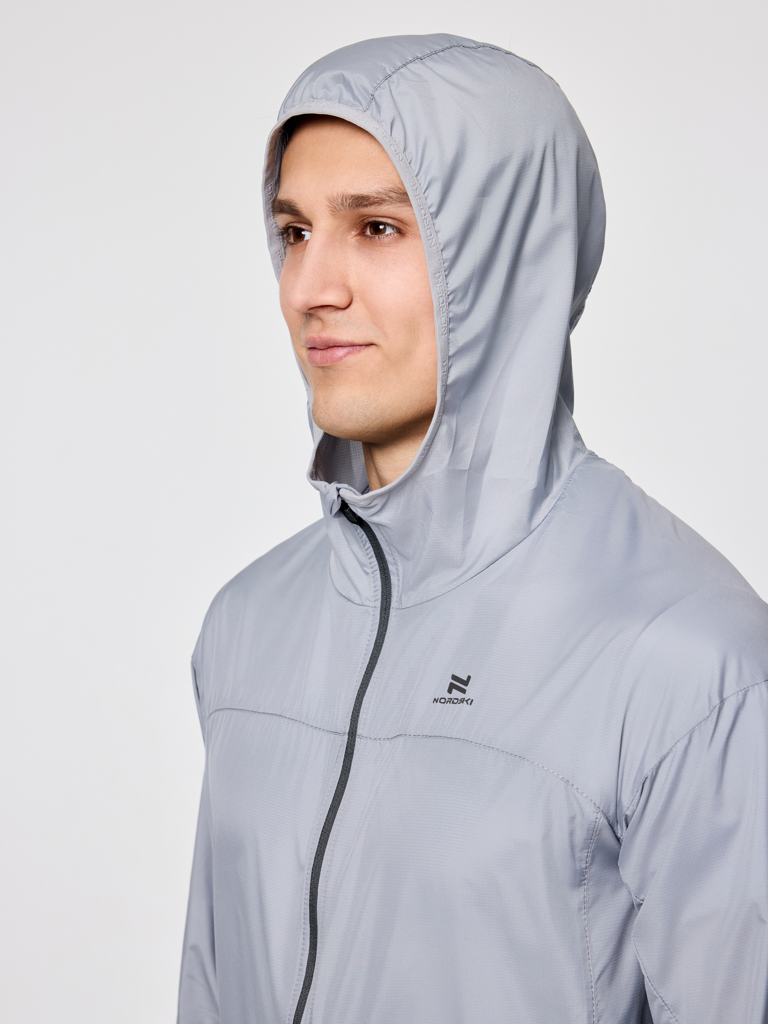 Ветровка Nordski Pro Light Grey/Black