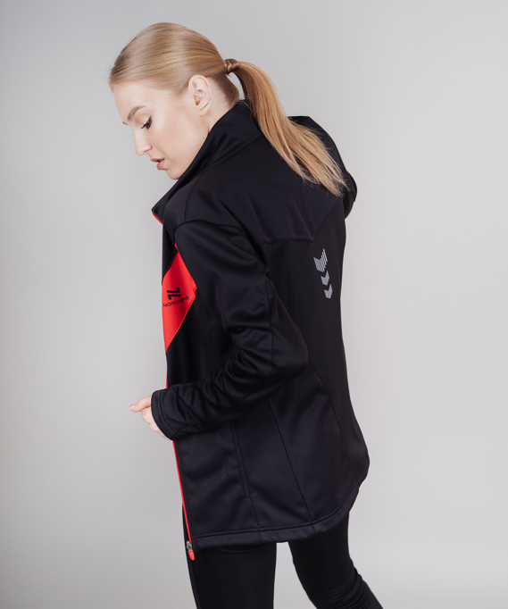 Разминочная куртка NORDSKI BASE Black/Red W