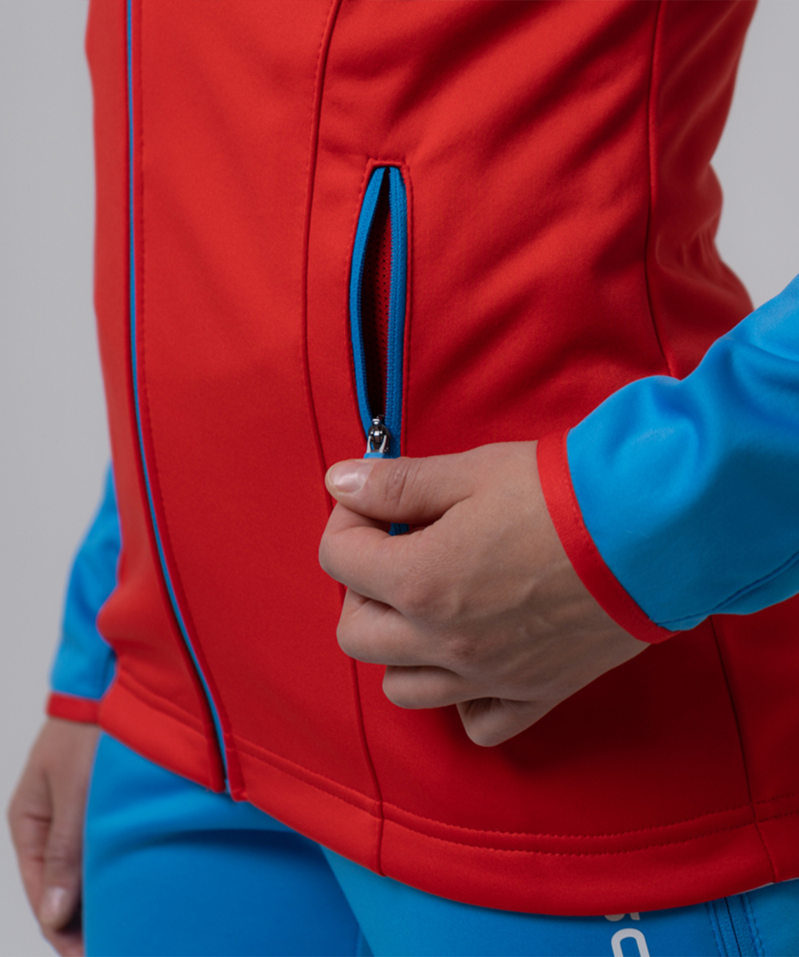 Разминочная куртка NORDSKI Premium Red/Blue W