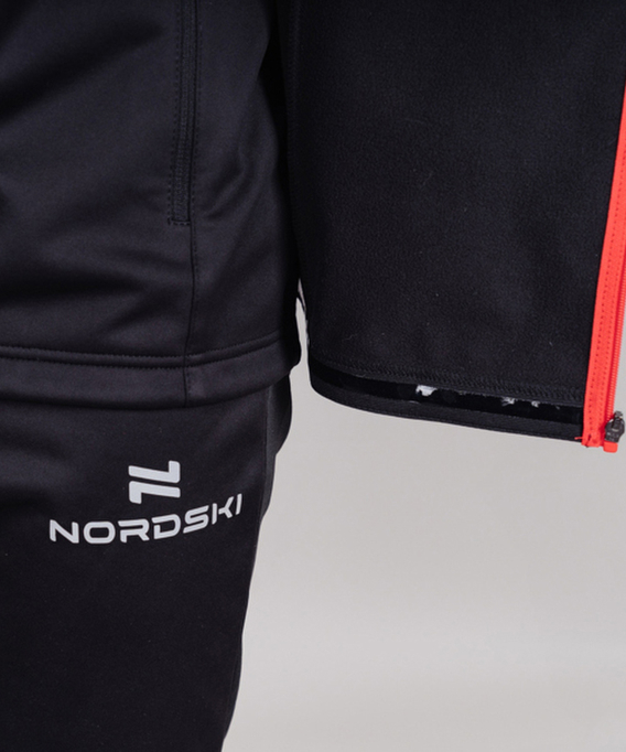 Жилет разминочный Nordski BASE Black/Red