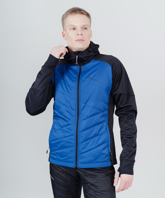 Куртка Nordski Hybrid Hood Black/Blue 