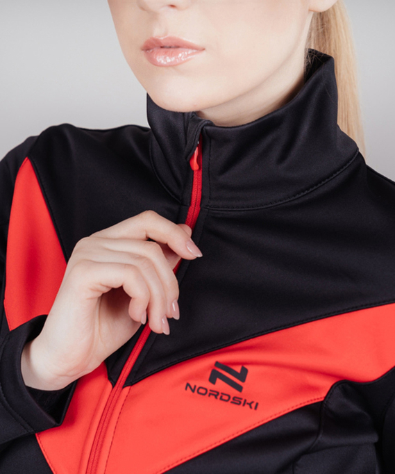 Разминочная куртка NORDSKI BASE Black/Red W