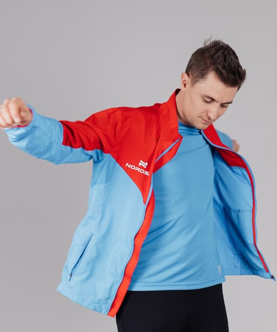 Ветровка Nordski Sport Red/Blue