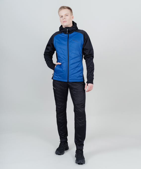 Куртка Nordski Hybrid Hood Black/Blue 