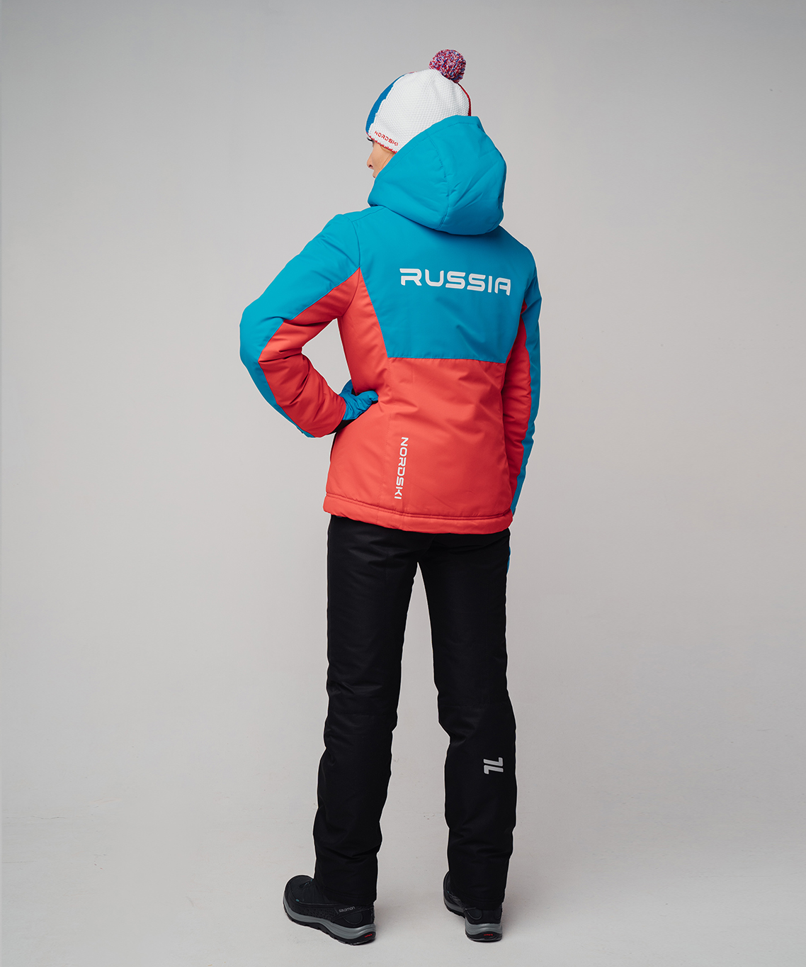 Утепленная куртка NORDSKI Montana Blue/Red W