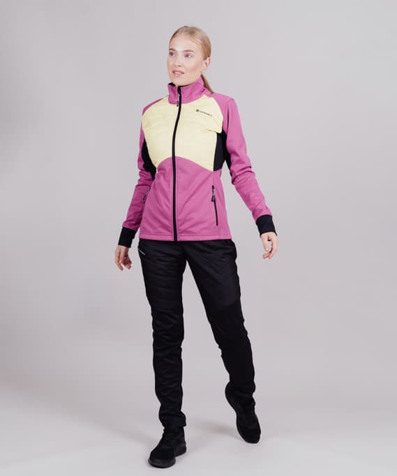 Куртка Nordski Hybrid Pro Fuchsia/Yellow W