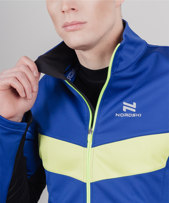 Разминочный костюм Nordski Base True Blue/Lime