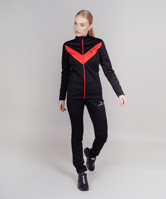 Разминочная куртка NORDSKI BASE Black/Red W