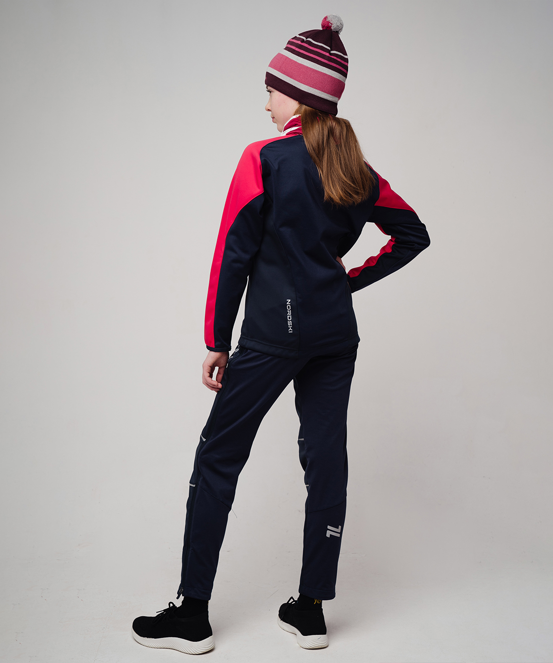 Разминочная куртка NORDSKI Jr. Premium Pink/Blueberry