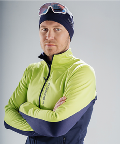 Разминочная куртка Nordski Premium Blue/Red