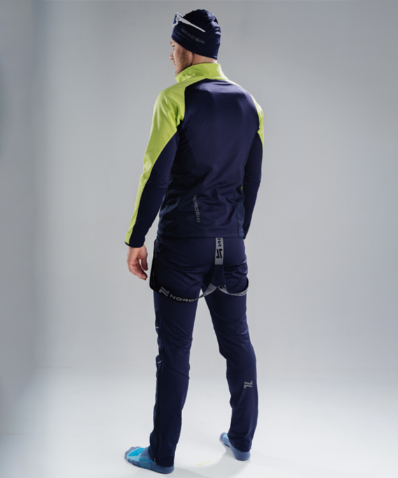Разминочная куртка Nordski Premium Green/Blueberry